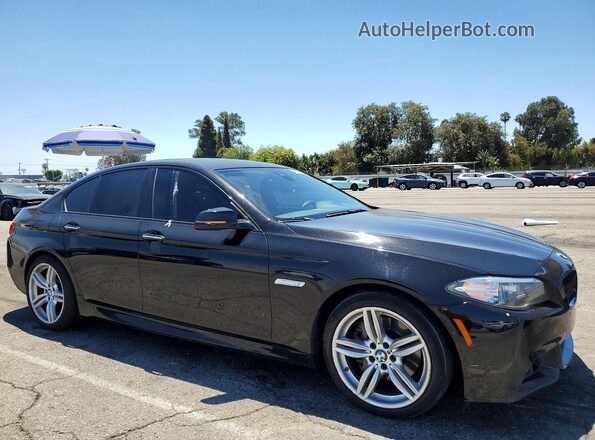 WBAXA5C53GG042290 2016 BMW 5 SERIES Black Delantero derecho