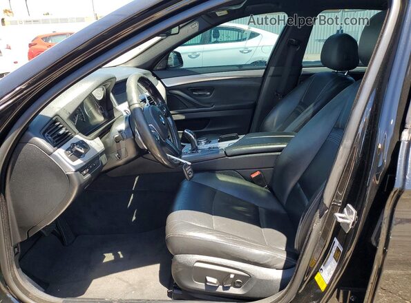 WBAXA5C53GG042290 2016 BMW 5 SERIES Black Vista interior delantera