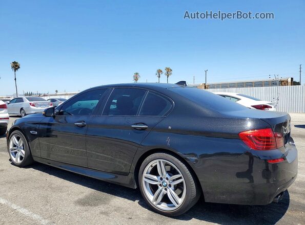 WBAXA5C53GG042290 2016 BMW 5 SERIES Black Trasero izquierdo