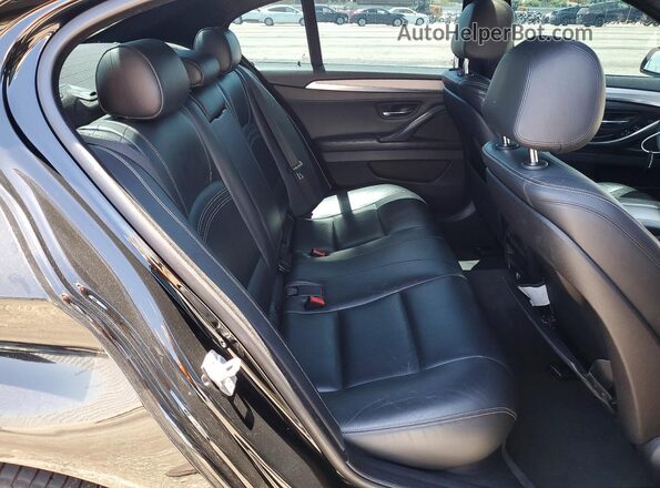 WBAXA5C53GG042290 2016 BMW 5 SERIES Black Vista de los asientos traseros