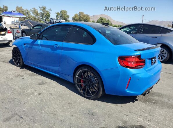 WBS1J3C06L7H57443 2020 BMW M2 Синий Задняя левая четверть