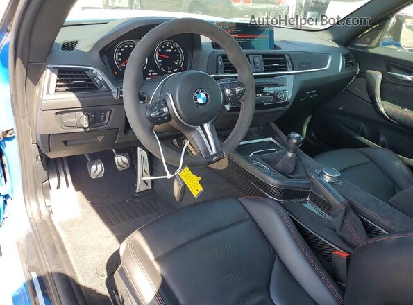 WBS1J3C06L7H57443 2020 BMW M2 Синий Вид панели приборов