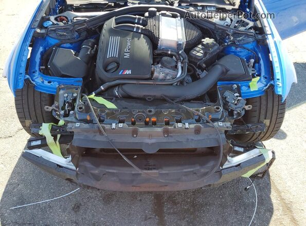 WBS1J3C06L7H57443 2020 BMW M2 Синий Вид задней части салона