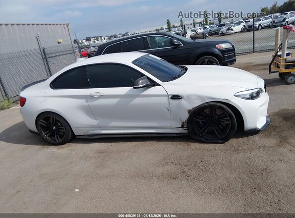 WBS1J5C55JVD36085 2018 BMW M2 White Rear interior view
