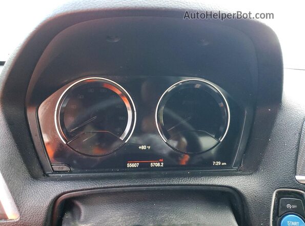 WBS2U7C03L7F03210 2020 BMW M2 Blue Instrument cluster view