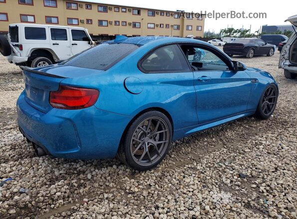 WBS2U7C03L7F03210 2020 BMW M2 Blue Rear right