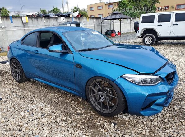 WBS2U7C03L7F03210 2020 BMW M2 Blue Front right