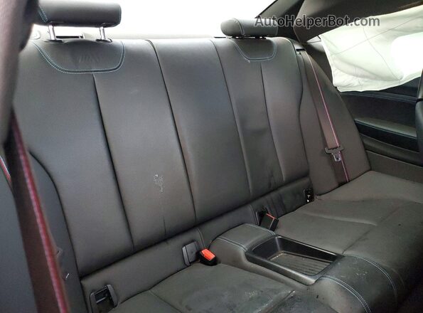 WBS2U7C03L7F03210 2020 BMW M2 Blue Rear seats view