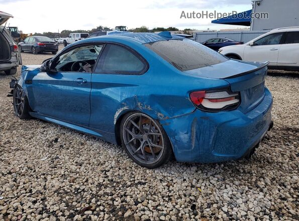 WBS2U7C03L7F03210 2020 BMW M2 Blue Rear left