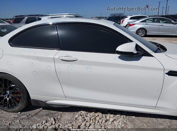 WBS2U7C54K7D01860 2019 BMW M2 White Widok wnętrza z tyłu