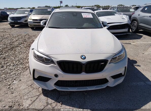 WBS2U7C54K7D01860 2019 BMW M2 White Widok zestawu wskaźników