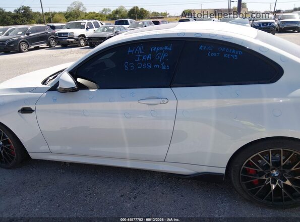 WBS2U7C54K7D01860 2019 BMW M2 White Widok wnętrza 360 stopni