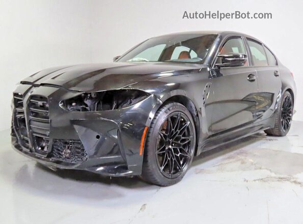 WBS33AY01MFK86175 2021 BMW M3 Черный Задняя правая четверть