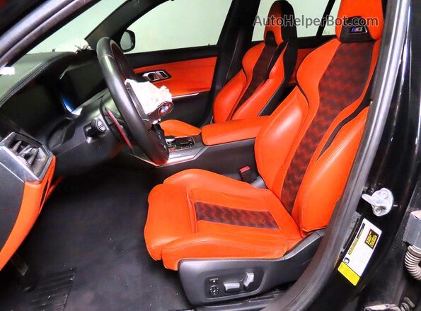 WBS33AY01MFK86175 2021 BMW M3 Черный Вид задних сидений