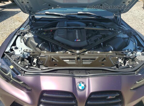 WBS33AY02NFM17292 2022 BMW M3 Purple Vista interior trasera