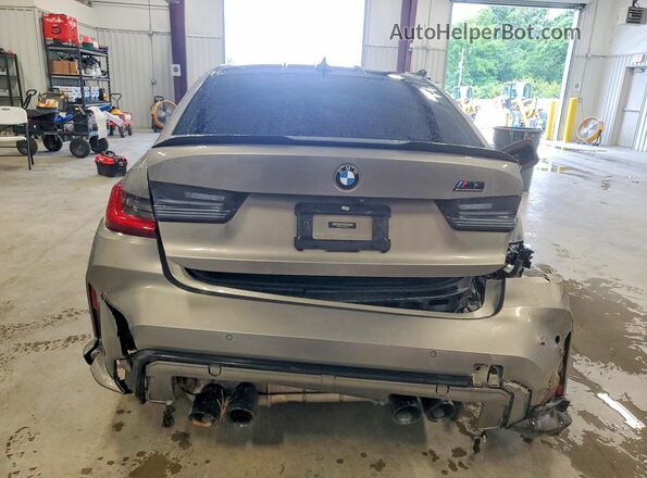 WBS33AY04MFL40746 2021 BMW M3 Gray Հետևի տեսք
