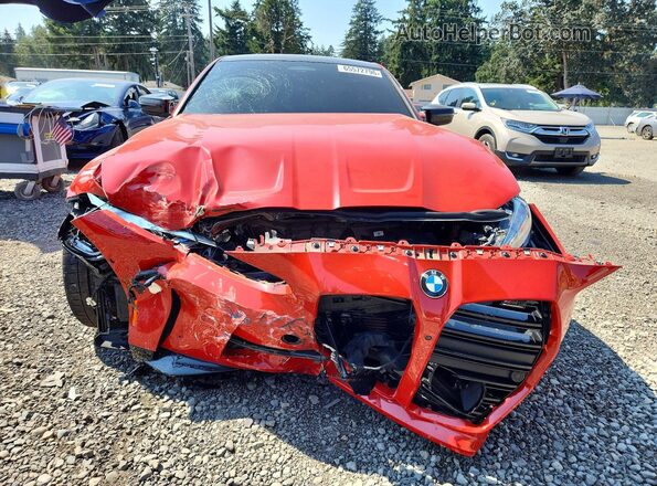 WBS33AY04RFS05466 2024 BMW M3 Красный Вид спереди