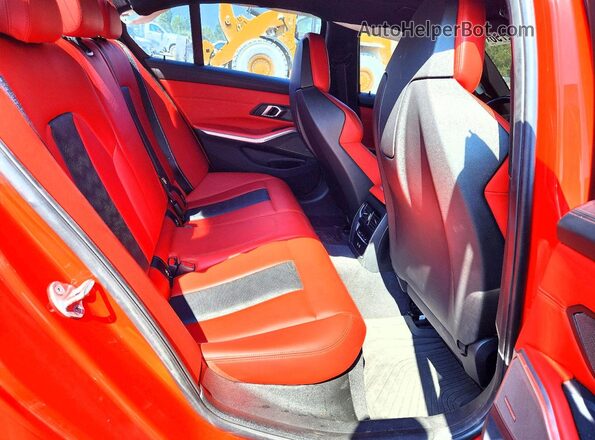 WBS33AY04RFS05466 2024 BMW M3 Красный Вид задних сидений