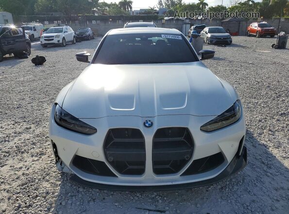 WBS33AY05MFL34986 2021 BMW M3 White Вид спереду