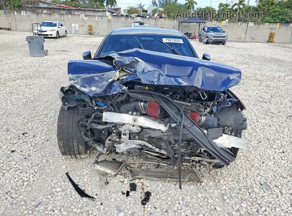 WBS33AY0XNFM81189 2022 BMW M3 Blue Front view