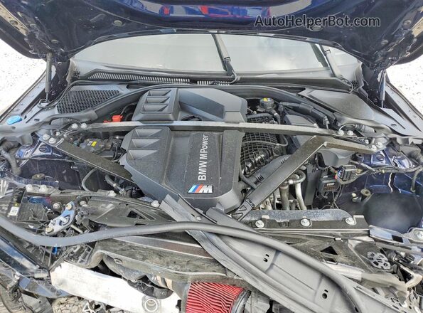 WBS33AY0XNFM81189 2022 BMW M3 Blue Rear interior view