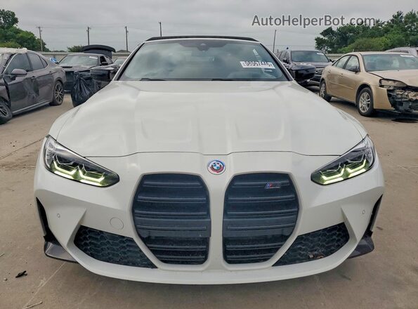 WBS33BA05PCL64740 2023 BMW M4 White Вид спереду