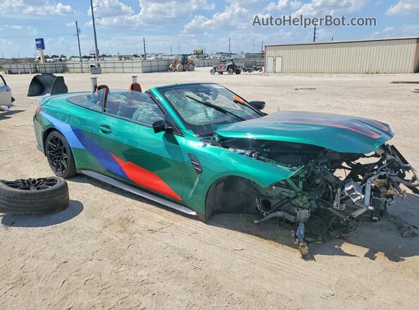 WBS33BA06RCP30112 2024 BMW M4 Green Передня права чверть
