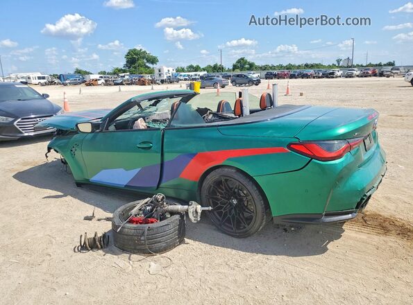 WBS33BA06RCP30112 2024 BMW M4 Green Задня ліва чверть
