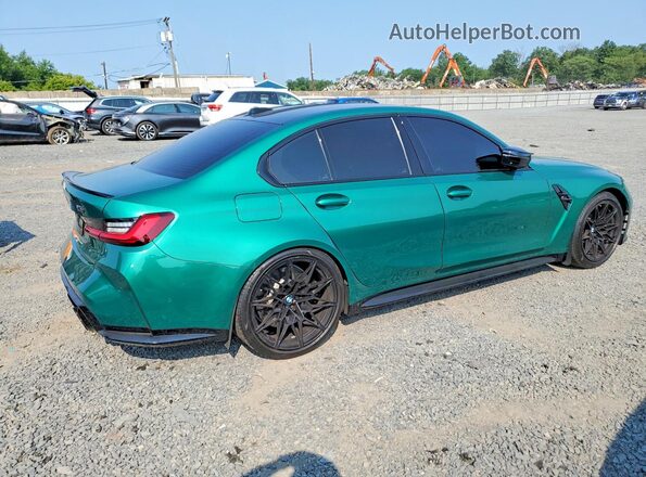 WBS33HJ03SFT73284 2025 BMW M3 Green Հետևի աջ