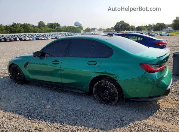 WBS33HJ03SFT73284 2025 BMW M3 Green Հետևի ձախ