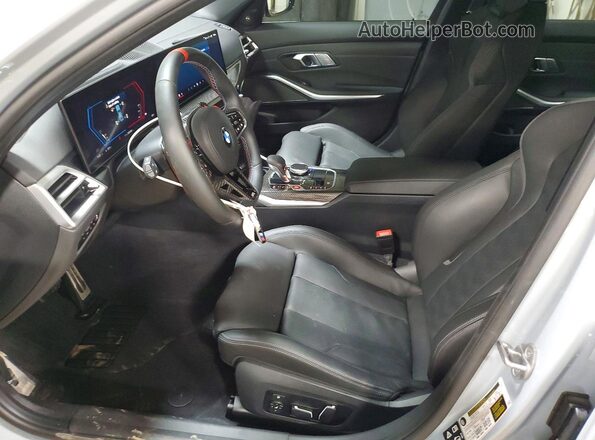 WBS33HJ06SFU14135 2025 BMW M3 Gray Вид салону спереду