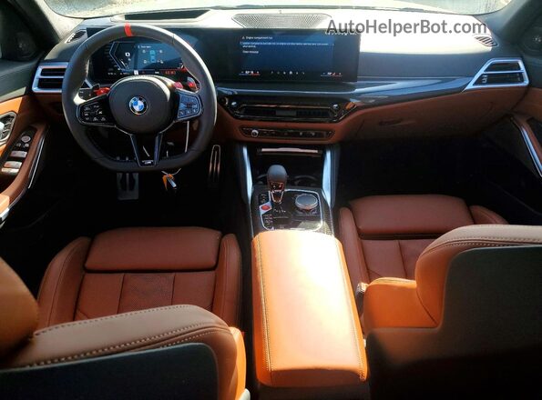WBS33HJ06TFW00811 2026 BMW M3 Gray Dashboard view