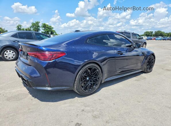 WBS33HK08SCT35579 2025 BMW M4 Blue Задня права чверть