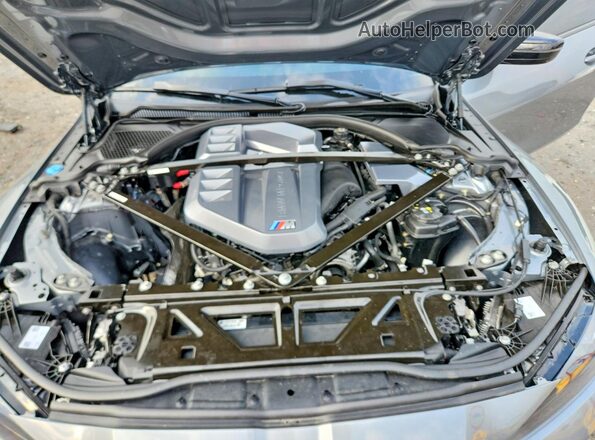 WBS33HK08SCU40784 2025 BMW M4 Gray Вид задньої частини салону