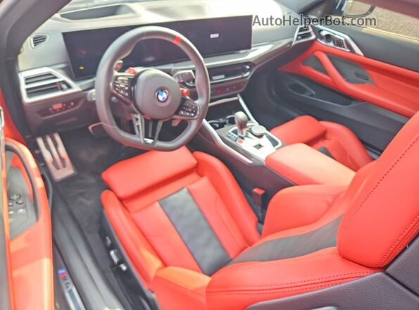 WBS33HK08SCU40784 2025 BMW M4 Gray Вид панелі приладів