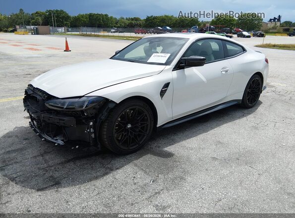 WBS33HK09VCY33729 2026 BMW M4 COMPETITION White Передня ліва чверть