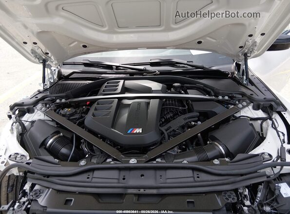 WBS33HK09VCY33729 2026 BMW M4 COMPETITION White Вид ззаду