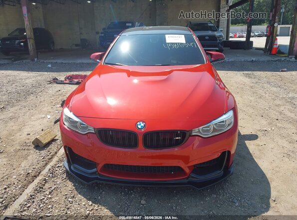 WBS3R9C54GK335834 2016 BMW M4 Orange Вид щитка приладів