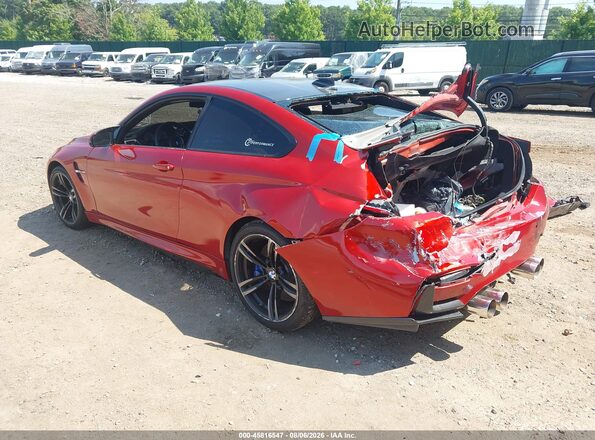 WBS3R9C54GK335834 2016 BMW M4 Orange Задня ліва чверть