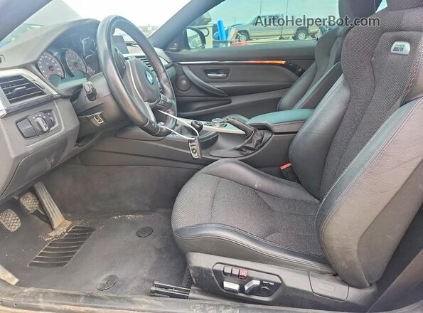 WBS3R9C54GK337745 2016 BMW M4 Black Вид салону спереду