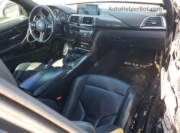 WBS3R9C59GK336641 2016 BMW M4 Blue Widok deski rozdzielczej