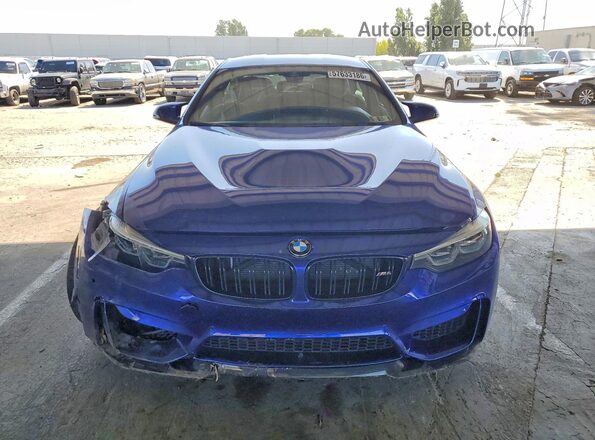 WBS3S7C09LAH85107 2020 BMW M4 Blue Դիմացի տեսք