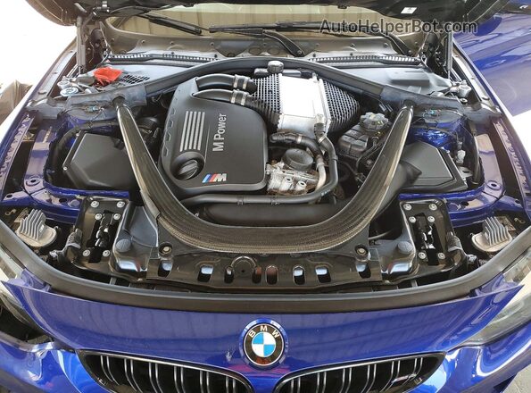 WBS3S7C09LAH85107 2020 BMW M4 Blue Սալոնի հետևի տեսք