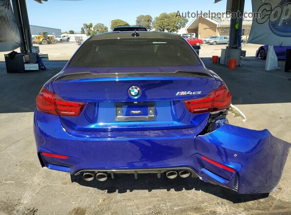 WBS3S7C09LAH85107 2020 BMW M4 Blue Հետևի տեսք