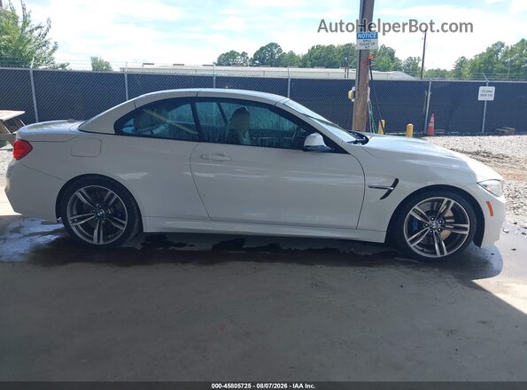 WBS3U9C51GP969300 2016 BMW M4 White Rear interior view