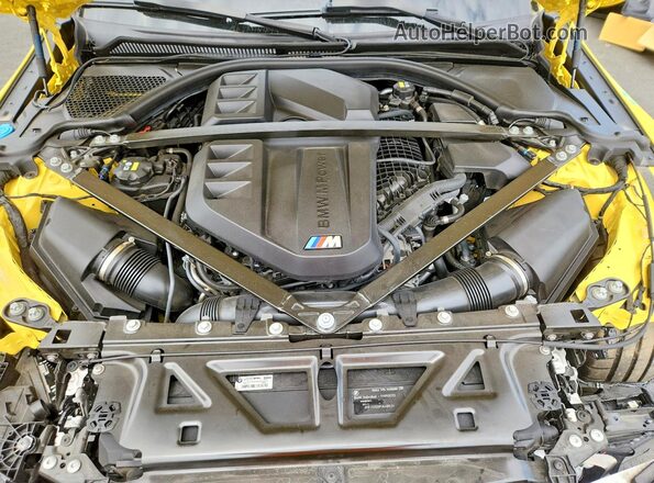 WBS43AY01PFN90020 2023 BMW M3 Yellow Սալոնի հետևի տեսք