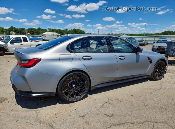 WBS43AY01RFS41331 2024 BMW M3 Silver Trasero derecho