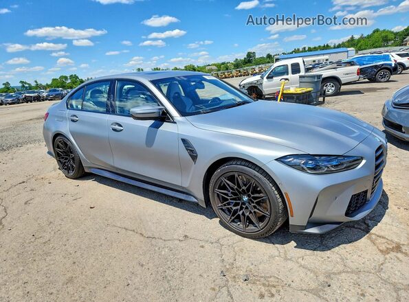 WBS43AY01RFS41331 2024 BMW M3 Silver Delantero derecho