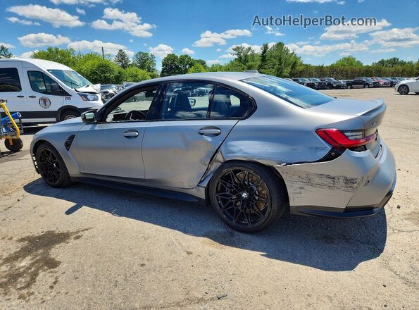WBS43AY01RFS41331 2024 BMW M3 Silver Trasero izquierdo