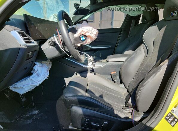 WBS43AY02RFS71115 2024 BMW M3 Green Front interior view